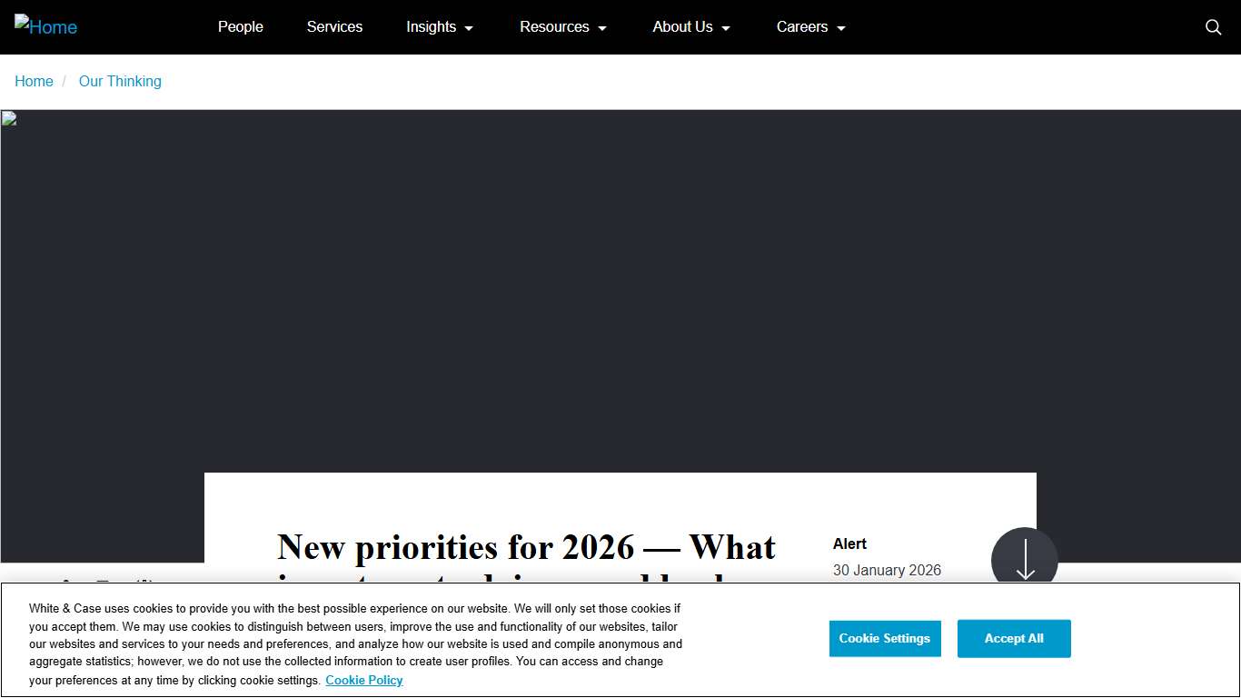 New priorities for 2026 — What investment advisers and broker-dealers can expect White & Case LLP